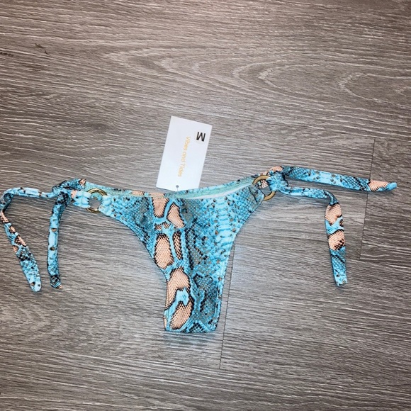 Fashion Nova Other - Benatti snakeskin print bikini bottoms